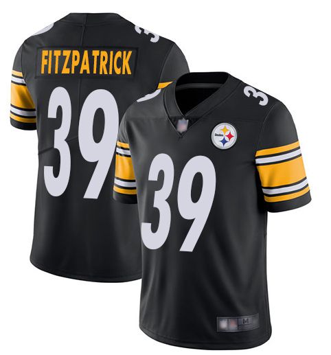 Men Pittsburgh Steelers #39 Fitzpatrick Black Nike Vapor Untouchable Limited NFL Jerseys
